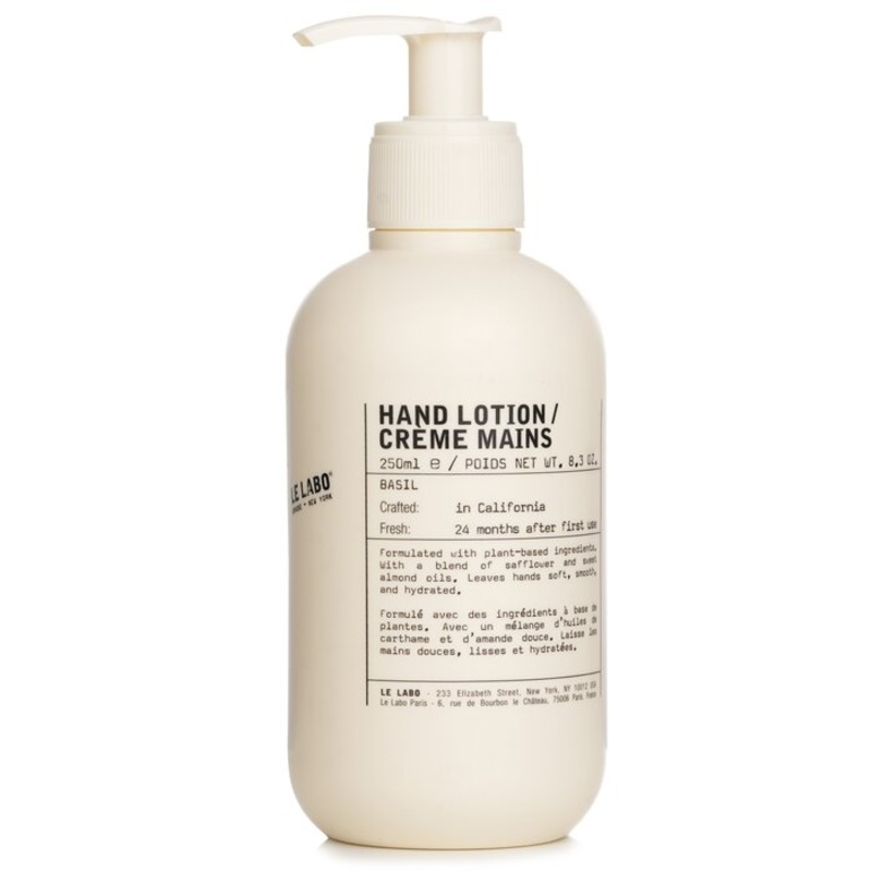 Basil Hand Lotion Size: 250ml/8.3oz Weight: 0.32KG
