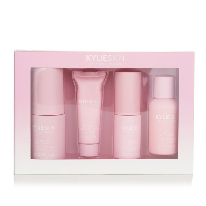 4-Piece Mini Set: Foaming Face Wash 30ml + Face Moisturizer 15ml + Vitamin C Serum 10ml + Vanilla Milk Toner 30ml Size: 4pcs Weight: 0.24KG