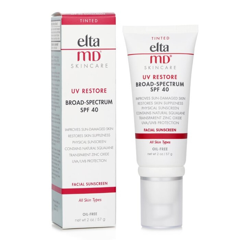 UV Restore Physical Facial Sunscreen SPF 40 - Tinted Size: 48g/1.7oz Weight: 0.10KG