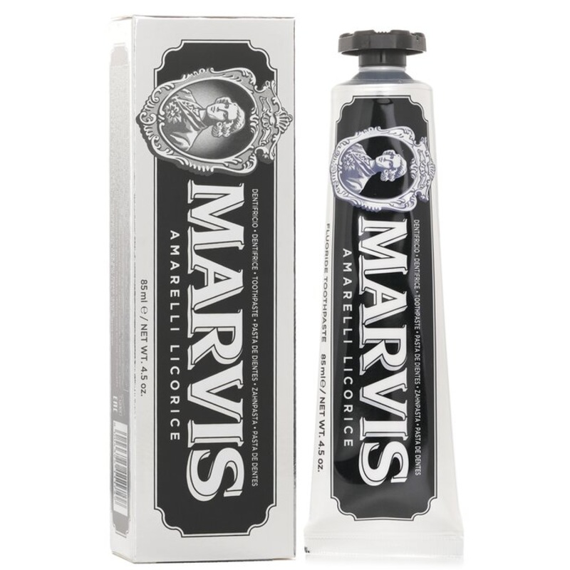 Amarelli Licorice Toothpaste With Xylitol Size: 85ml/4.5oz Weight: 0.15KG