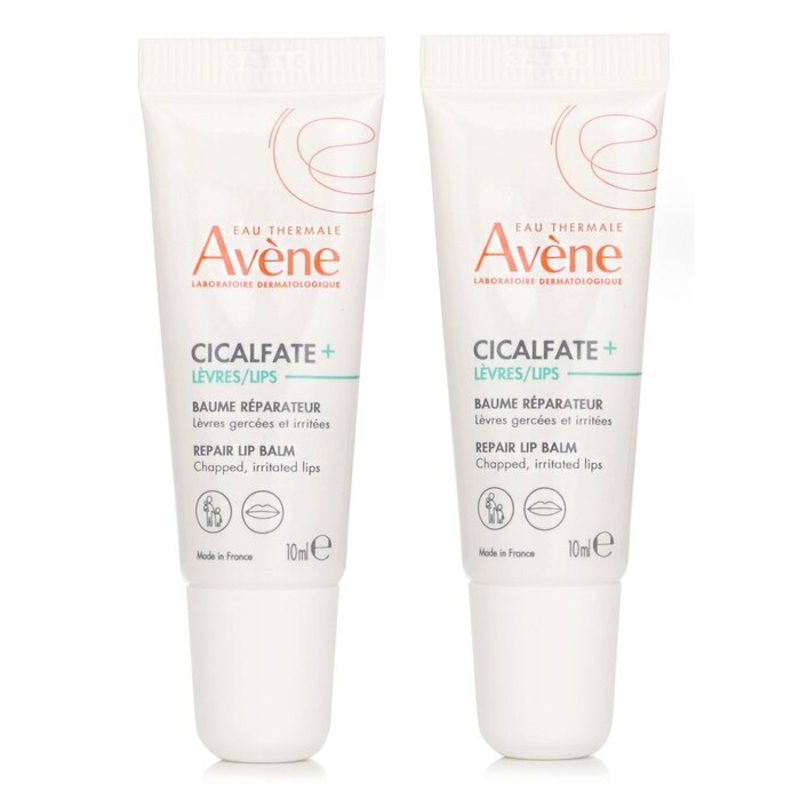 1+1 Setcicalfate Lips Repair Balm - For Chapped, Irritated Lips - 10ml/0.34oz x2
