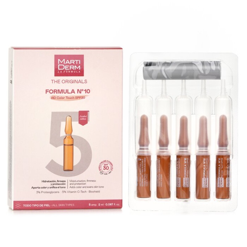 The Originals Formula N10 Hd Color Touch Ampoules Spf 30 - 5x 2ml
