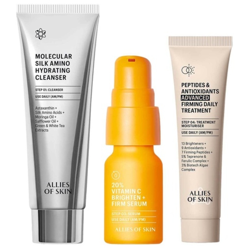 Allies Of Skin Daily Firming Trio Anti Aging Skincare Kit