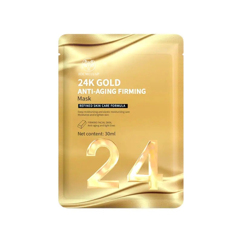 24K Gold Anti-Aging Facial Mask with Hyaluronic Acid