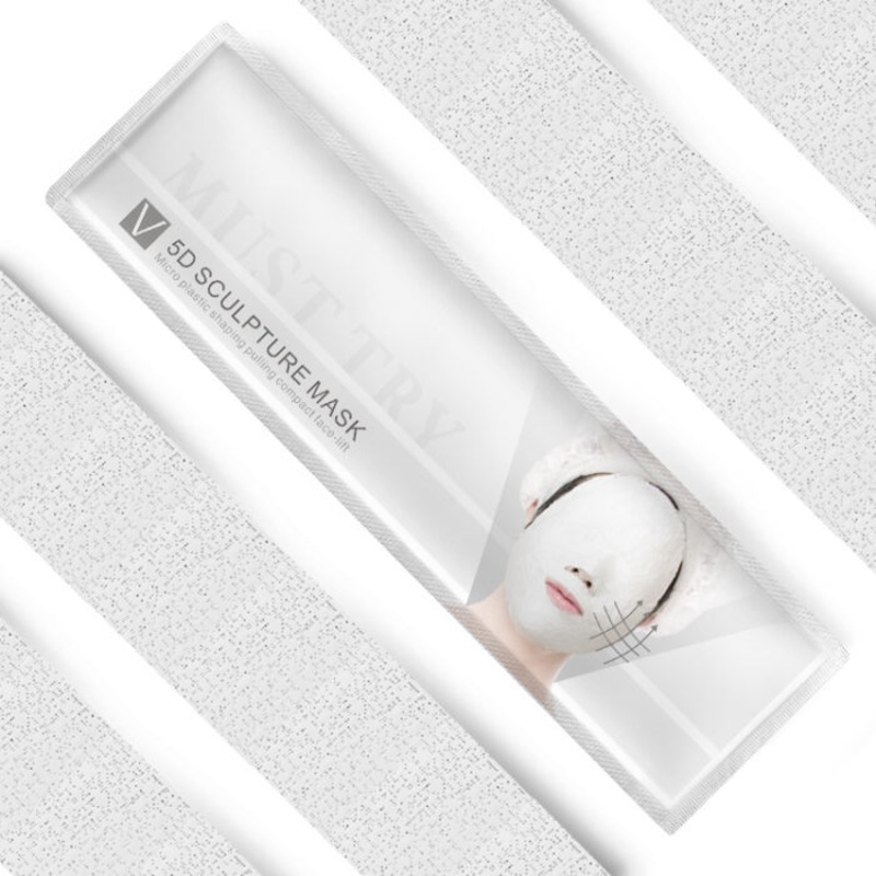 V Shape Lifting Slim Smooths Fine Line Face up Tighten Hydrating Waterproof Moisturizing 5D Sculpture Frame Facial Mask