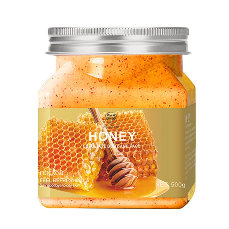 Wholesale Private Label Organic Peach Fruit Scrub Exfoliating Honey Body Scrub