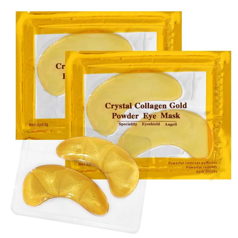 24K Gold Collagen Anti-Wrinkle Moisturizer Eye Mask Sheet Gel Dark Circle Remove OEM Eye Care Custom Logo Service for for Dark Circles and Puffiness