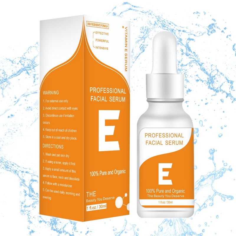 Anti Aging Deep Moisturizing Whitening 100% Pure and Organic Vitamin E Acne Remover Facial Serum for Sensitive Skin