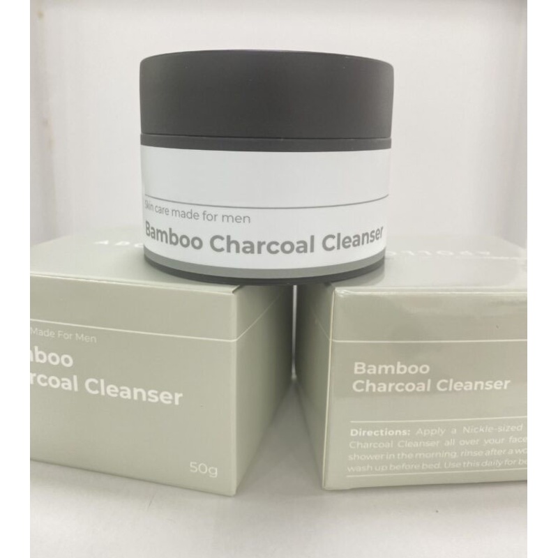Wholesale Custom Logo Bamboo Charcoal Cleanser Facial Wash Deep Cleansing Pores Remove Dead Skin for Face