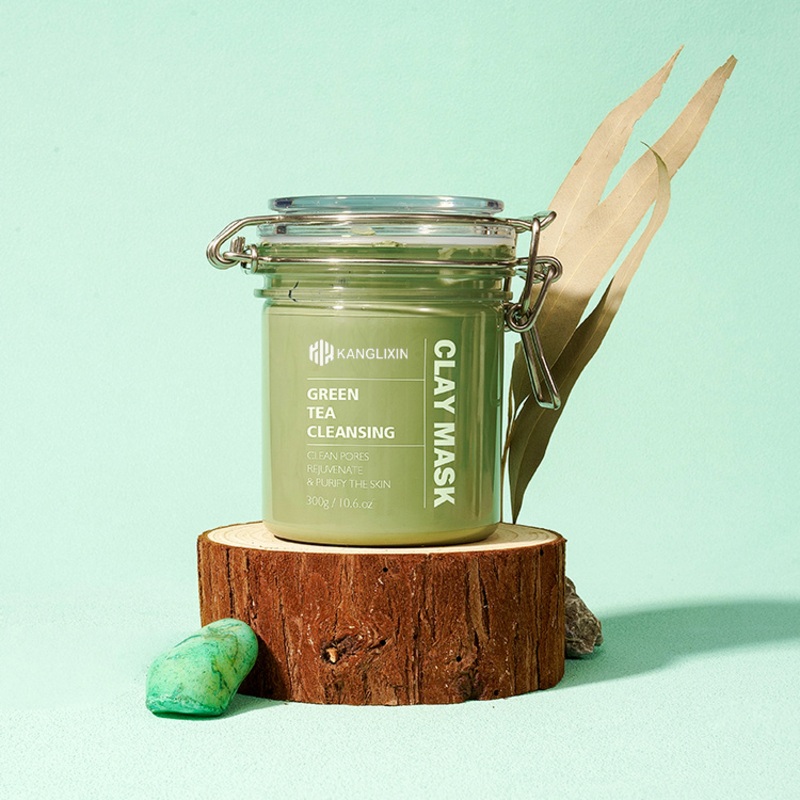 Wholesale Factory Price Custom Logo Green Tea Face Deep Cleansing Anti Acne Blackhead Remove Facial Clay Mask