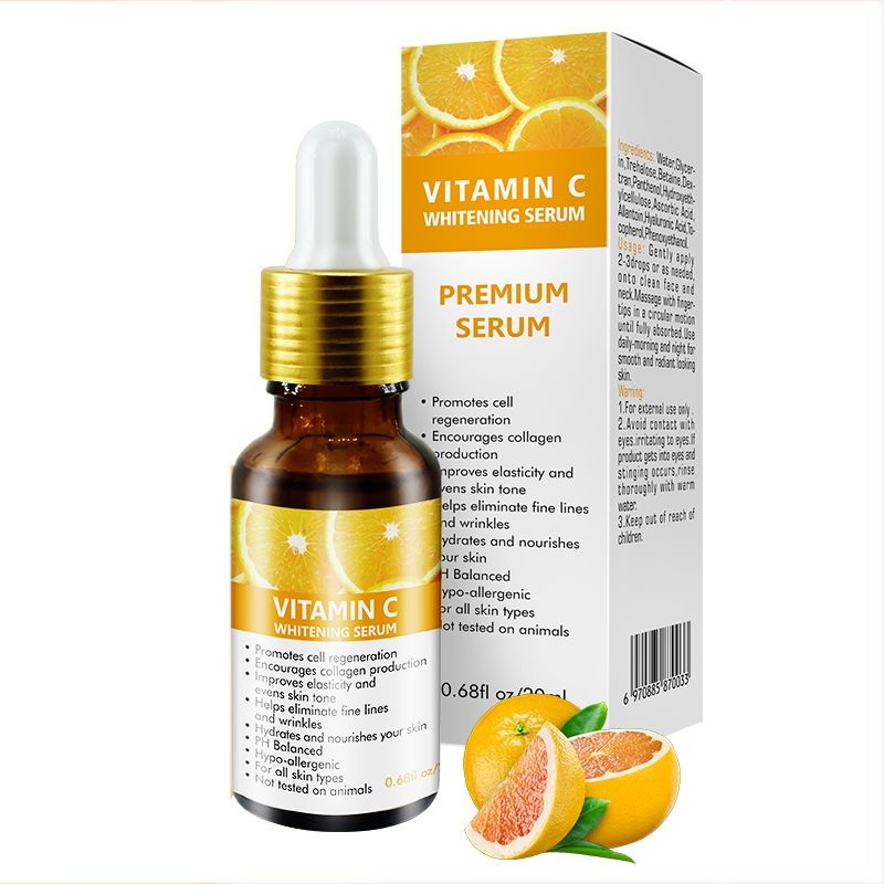 Wholesale Private Label Vitamin C Skin Whitening Facial Serum for Face