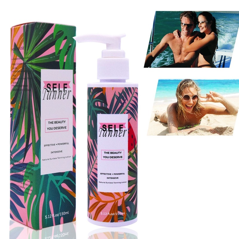 Wholesale Self Tanning Mousse Lotion Private Label Sunbed Tanning Accelerator Shine Brown Sun Tan Cream Factory