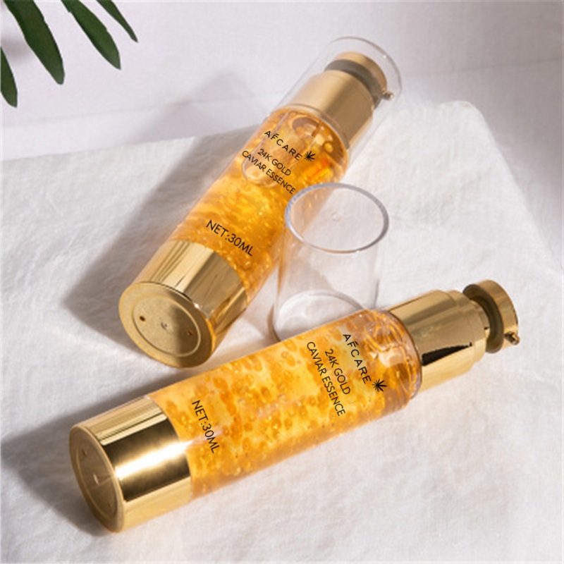 30ml OEM 24K Gold Caviar Face Serum for Skin Care Lifting Whitening Repairing
