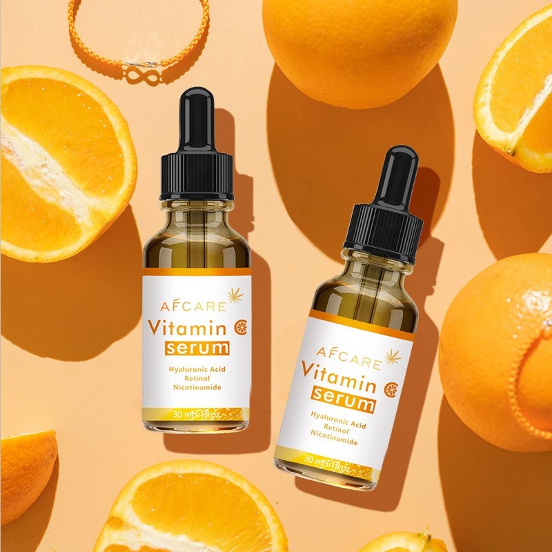 Afcare Wholesale Private Label Best Whitening Face Skin Care Pure Natural Skincare 20% Vitamin C Serum