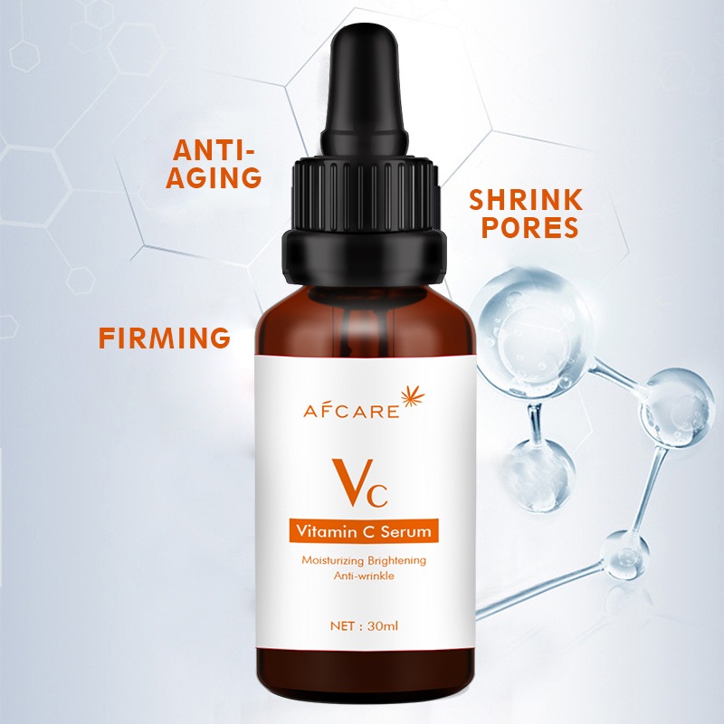 Amazon Hot Sale Custom Private Label Skincare Dark Spots Vegan Herbal Extract Turmeric Vitamin C Face Serum Wholesale OEM ODM Skincare Face Serum