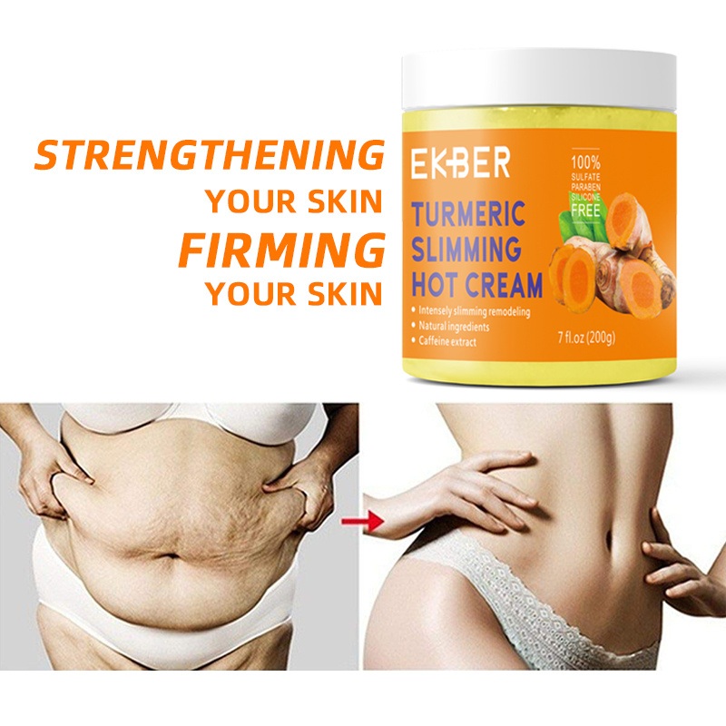 Wholesale Belly Fat Burning Cream Cheap Waist Lost Slimming Cream Turmeric Root Hot Fat Burn Cream