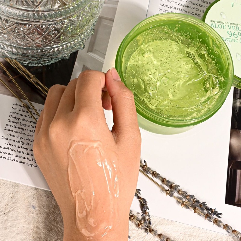 100% Organic Pure Aloe Vera Gel Face Skin Moisturizer Soothing Lightening Gel Aloe Vera Gel