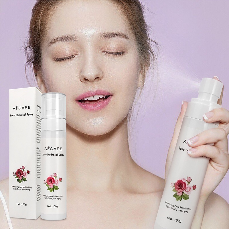 Wholesale Private Label Korean Face Toner Mist Spray Rose Beauty Brightening Organic Cruelty-Free