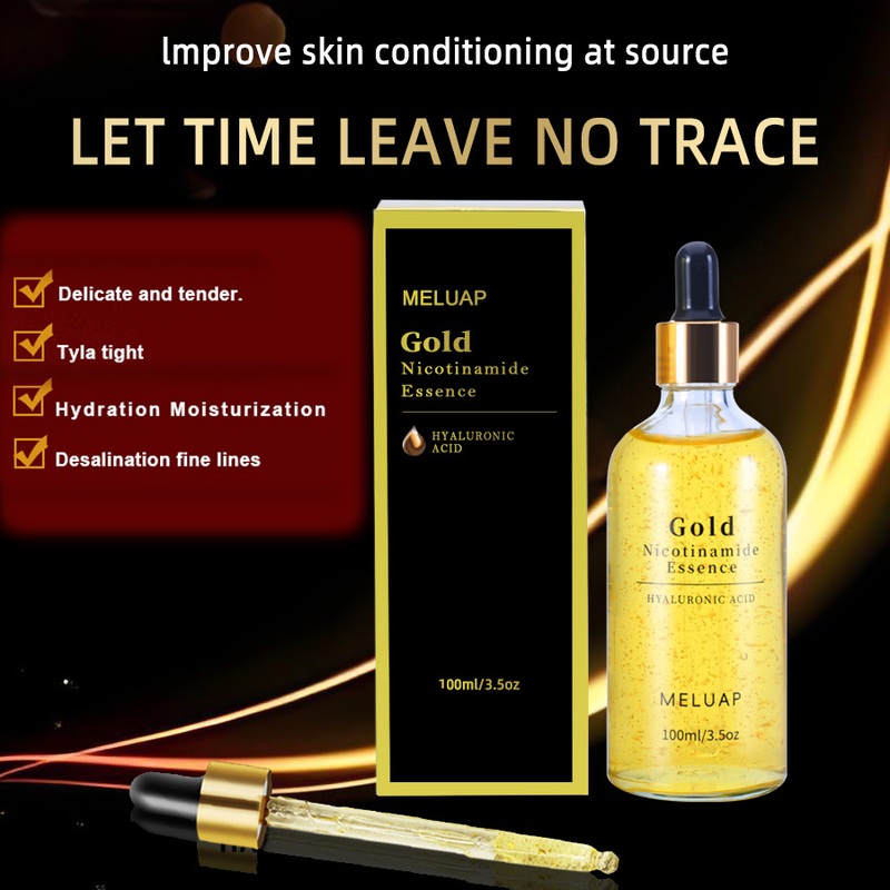 24K Gold Serum with Vitamin C and Hyaluronic Acid Anti Aging Anti Wrinkle 24K Gold Face Serum