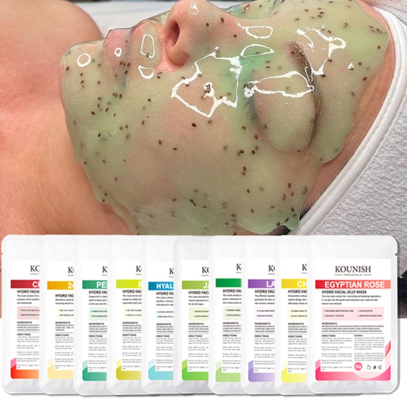 a Factory Price Supply Multi Color Hydro Facial Jelly Mask Whitening Crystal Jelly Powder Mask Nourishing Jelly Mask