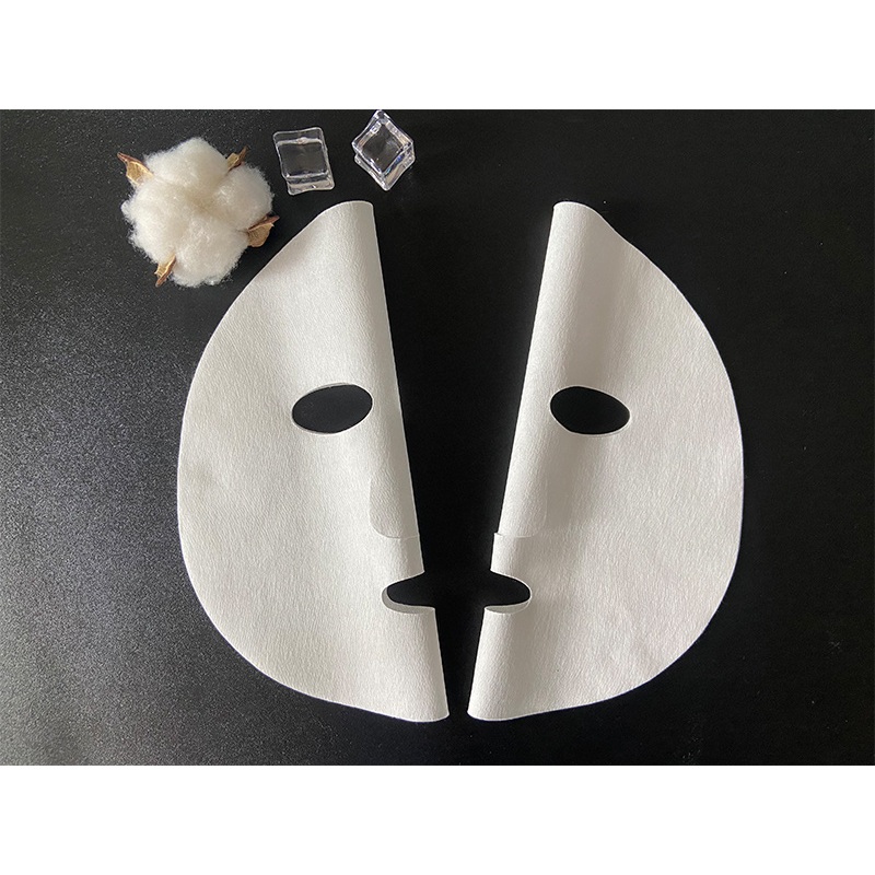 Wholesale Skin Care Moisturizing Microfiber and Cotton Dry Facial Mask Sheet