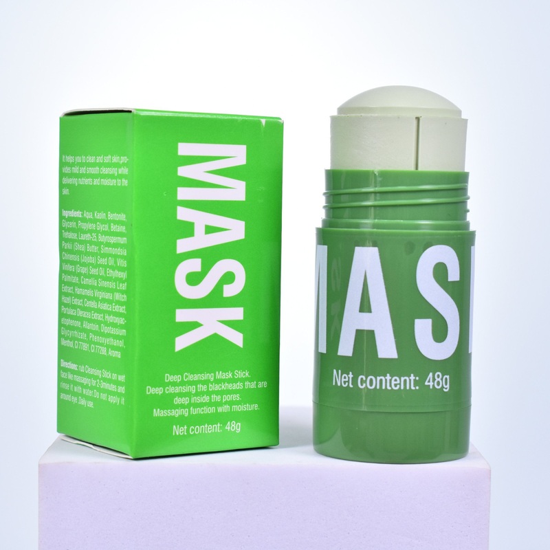 2023 Hot Selling Skin Care Peel off Deep Cleansing Facial Mask Anti Wrinkle Green Tea Clay Mask Stick