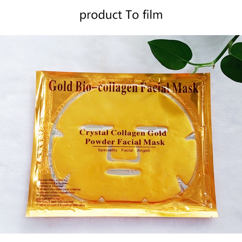 24K Gold Bio Collagen Facial Mask Anti Aging Golden Face Mask Collagen Crystal Facial Mask