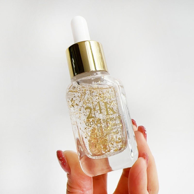 Anti Aging Wrinkle Collagen Reduce Fine Lines Brighten Custom Logo Skin Facial 24K Gold Face Serum