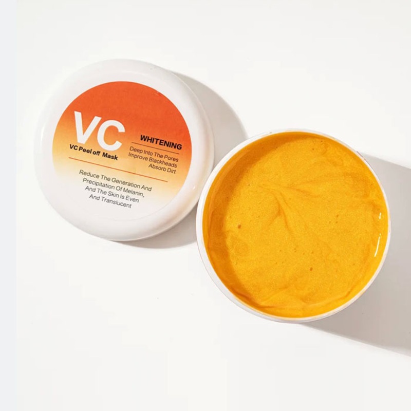 Whitening Moisturizing Private Label Green Tea Oil Control 24K Gold Vc Anti-Aging Face Hyaluronic Acid Turmeric Brightening Collagen Peel off Facial Mask