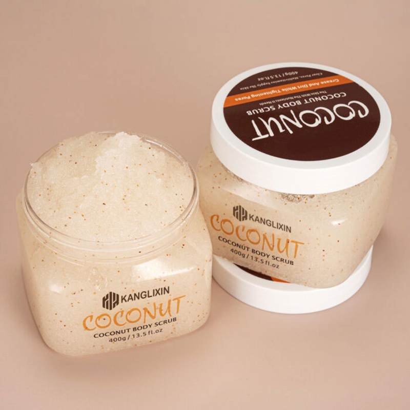 Wholesale High Quality Skin Cream Shea Butter Deep Cleansing Nourishing Coconut Body Scrub Exfoliating Foot Exfoliant Brightening Scrub for Body Care