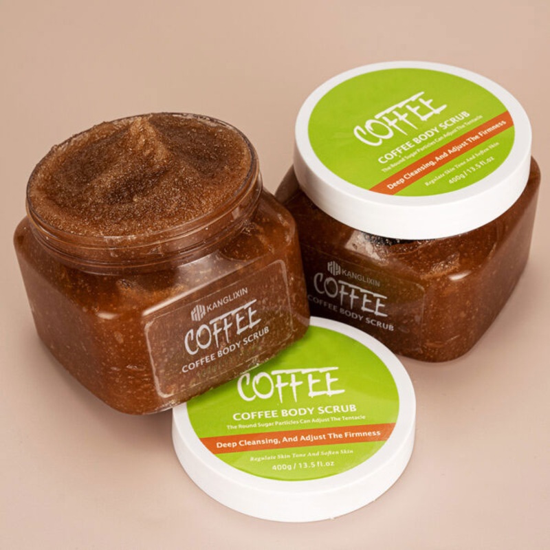 Wholesale Price High Quality Green Tea Suger Pineapple Coconut Coffee Fruit Exfoliator Whitening Lightening Brightening Skin Care Face Body Scrub