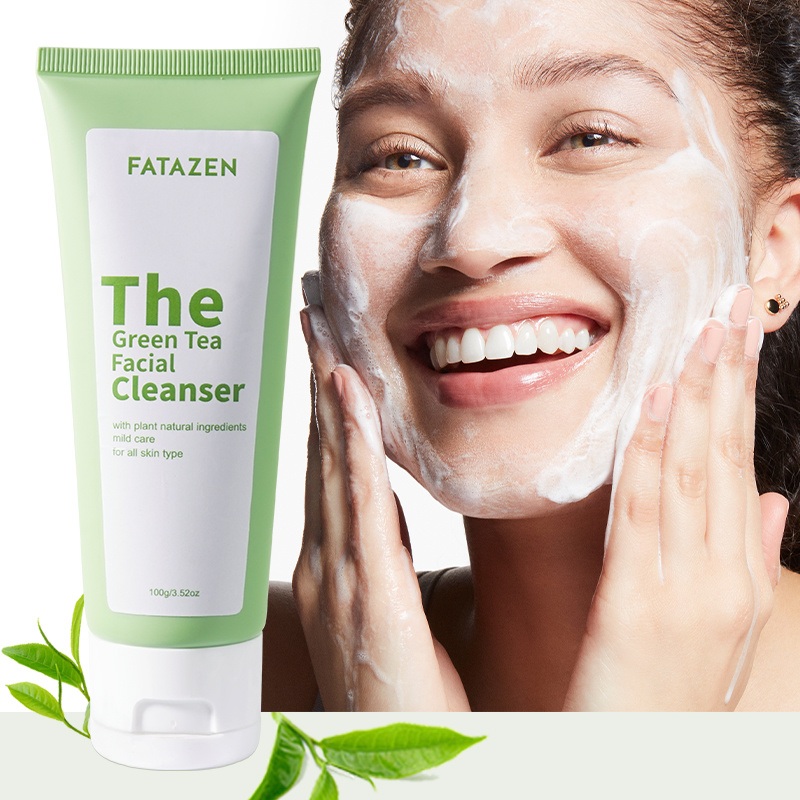 Anti Acne Treatment Green Tea Foaming Face Wash Beauty Skincare Deep Cleansing Gel Mousse Facial Cleanser