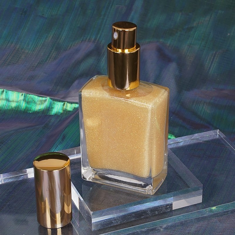 Vegan Custom Tanning Glitter Body Shimmer Oil Spray Body Mist
