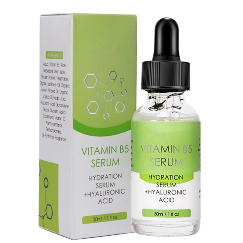 Wholesale Natural Organic Hydrating Vitamin B5 Face Serum with Hyaluronic Acid