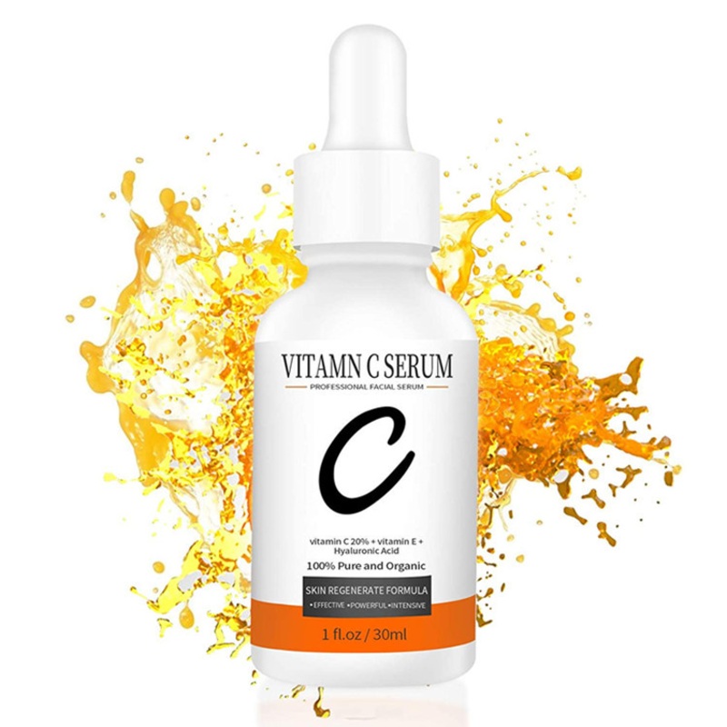 100% Pure Organic Vitamin C Facial Serum for Anti-Aging Anti-Wrinkle