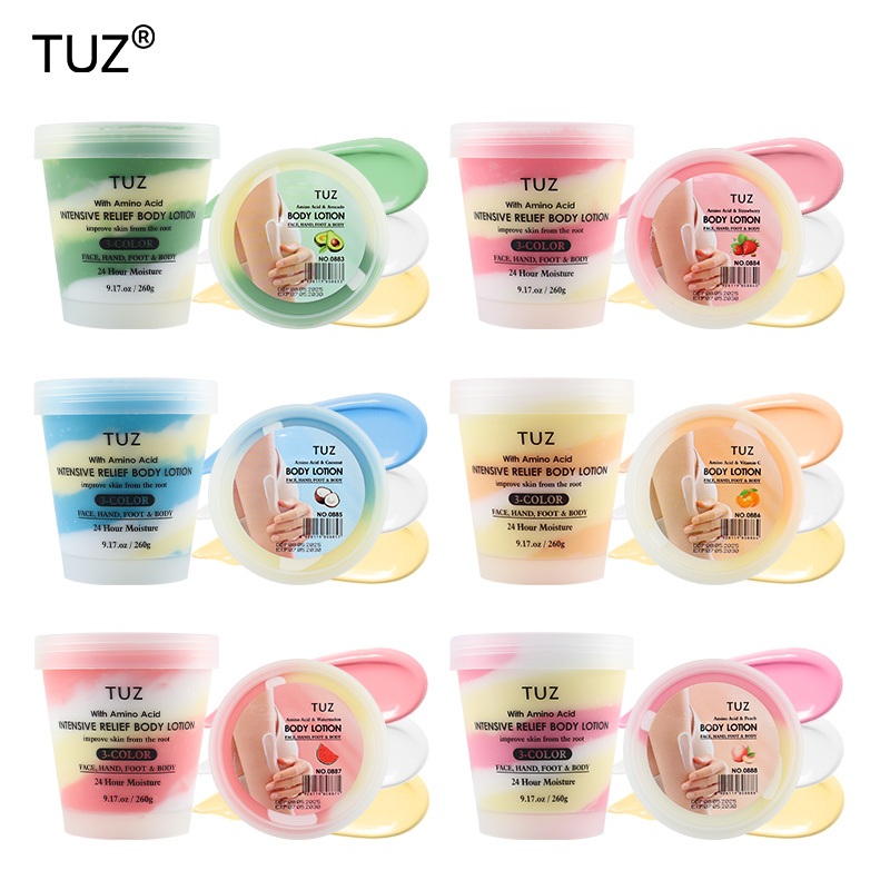 6 Styles 260g Amino Acid 3-Color Intensive Relief Body Lotion