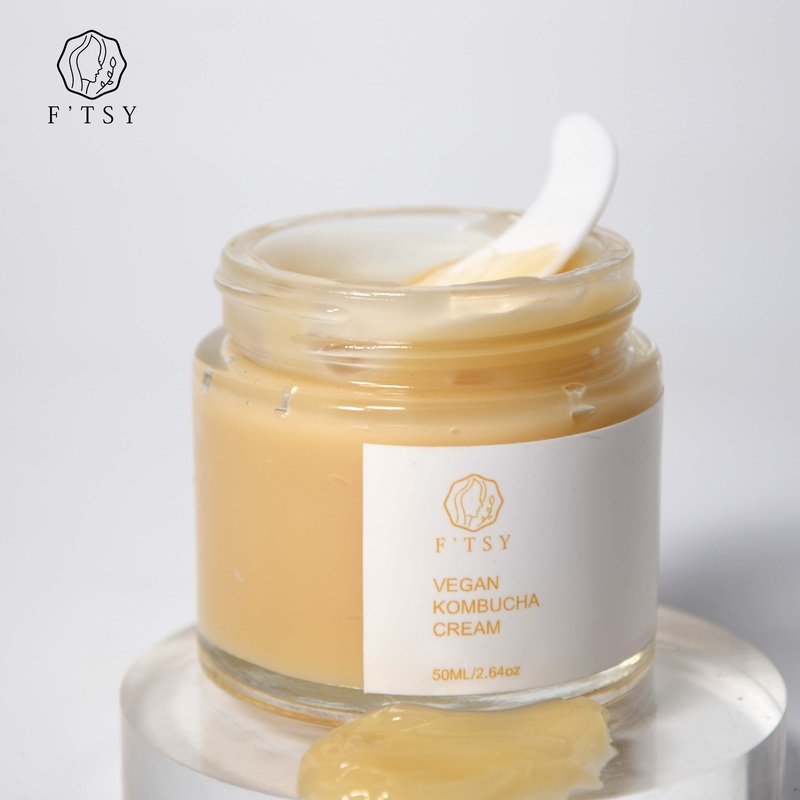 Vegan Organic Anti Wrinkle Repairing Antioxidant Kombucha Face Cream
