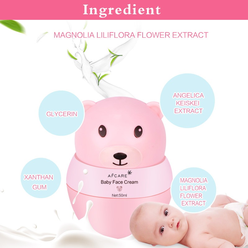 Wholesale Private Label Natural Organic Moisturizing Smoothing Baby Skin Care Cream