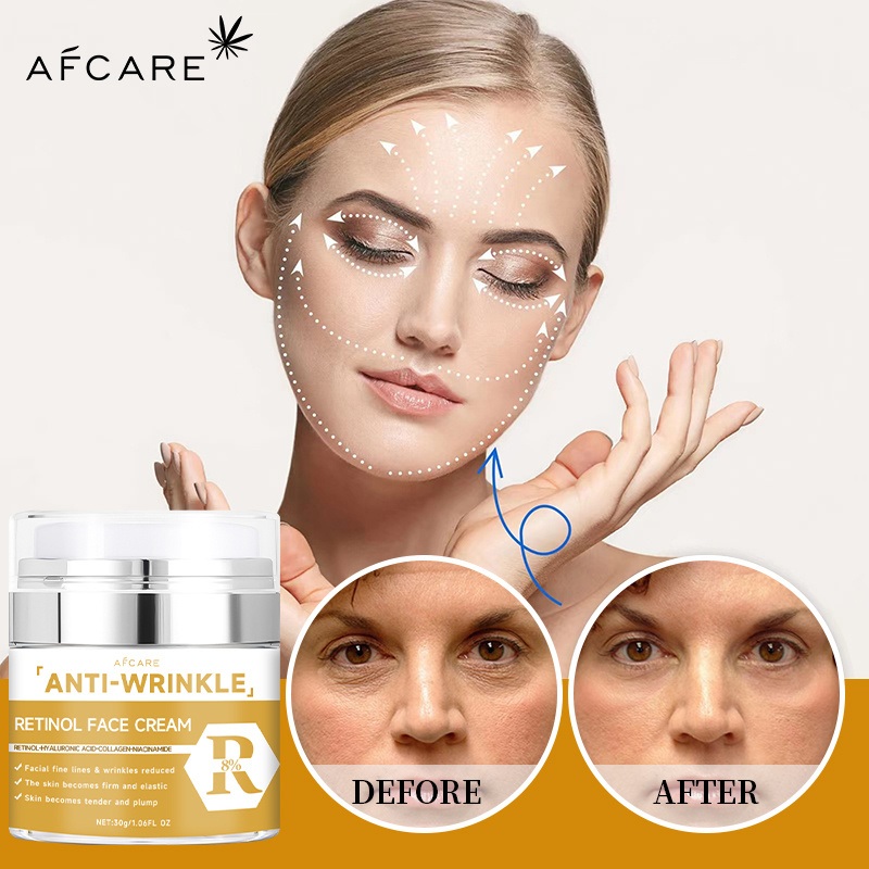 Anti-Wrinkle Retinol Cream Collagen Active Peptide Hyaluronic Acid Hydrates