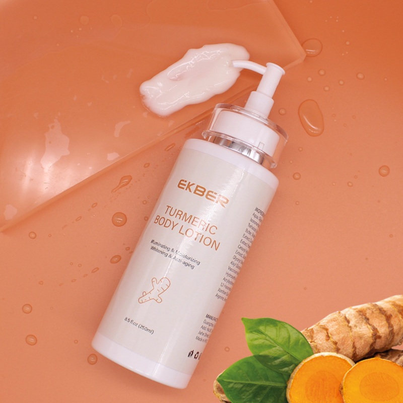 Wholesale Black Skin Whitening Tumeric Lotion Moisturizing Not Greasy Turmeric Body Lotion