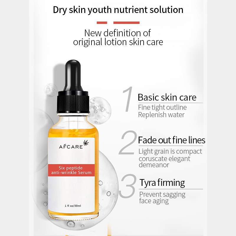 24K Gold Hexapeptide Concentrated Polypeptide Essential Toner Face Serum