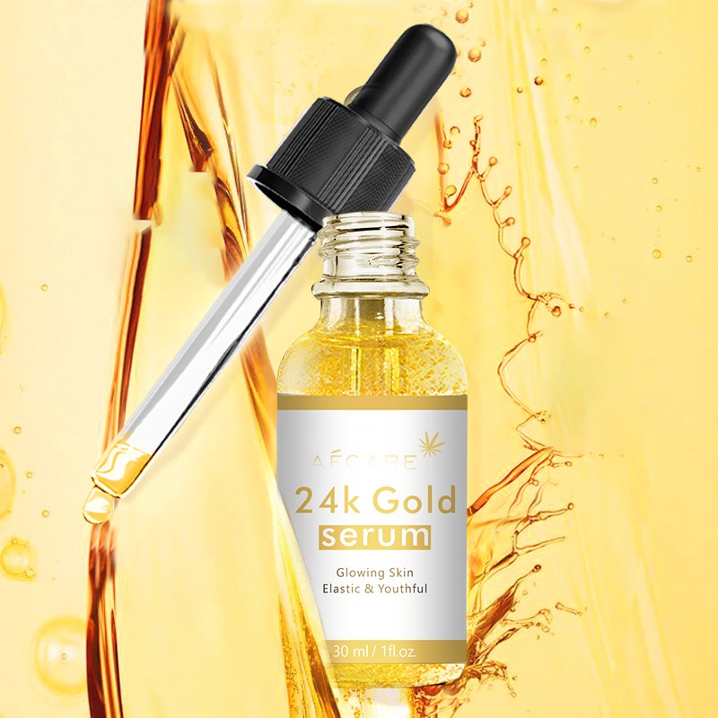 24K Gold, Organic Facial Essence, Organic Collagen, Hydrating and Lightening