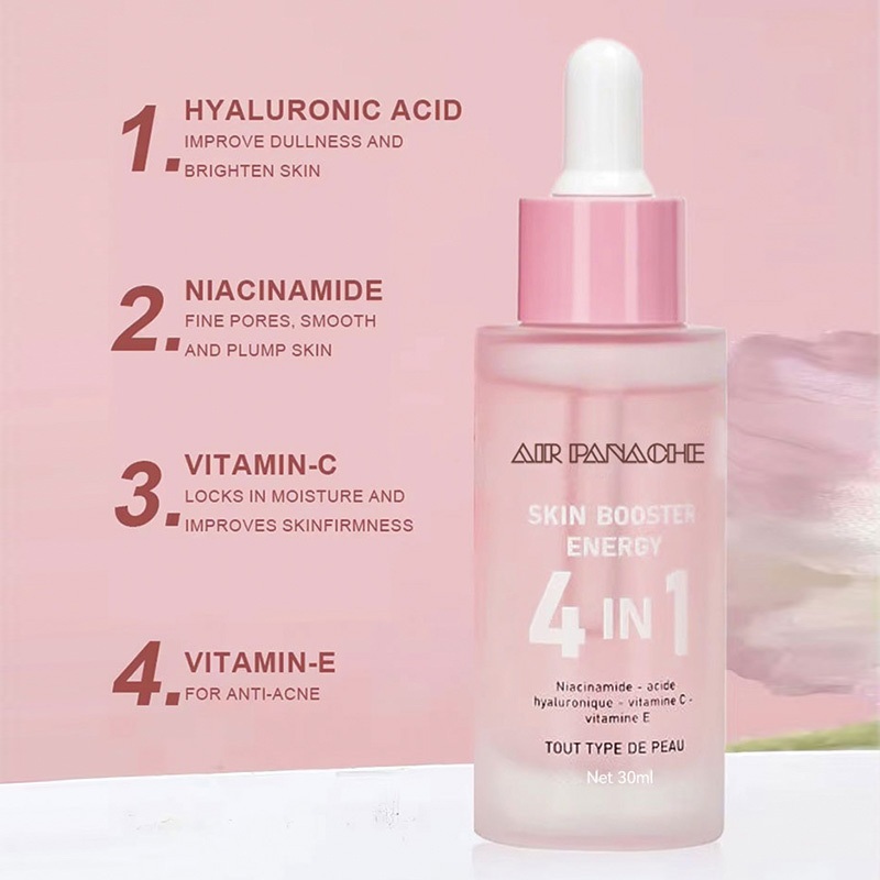 4 in 1 Facial Serum Brightening & Anti-Aging Serum with Hyaluronic Acid, Niacinamide, Vitamin C Face Serum