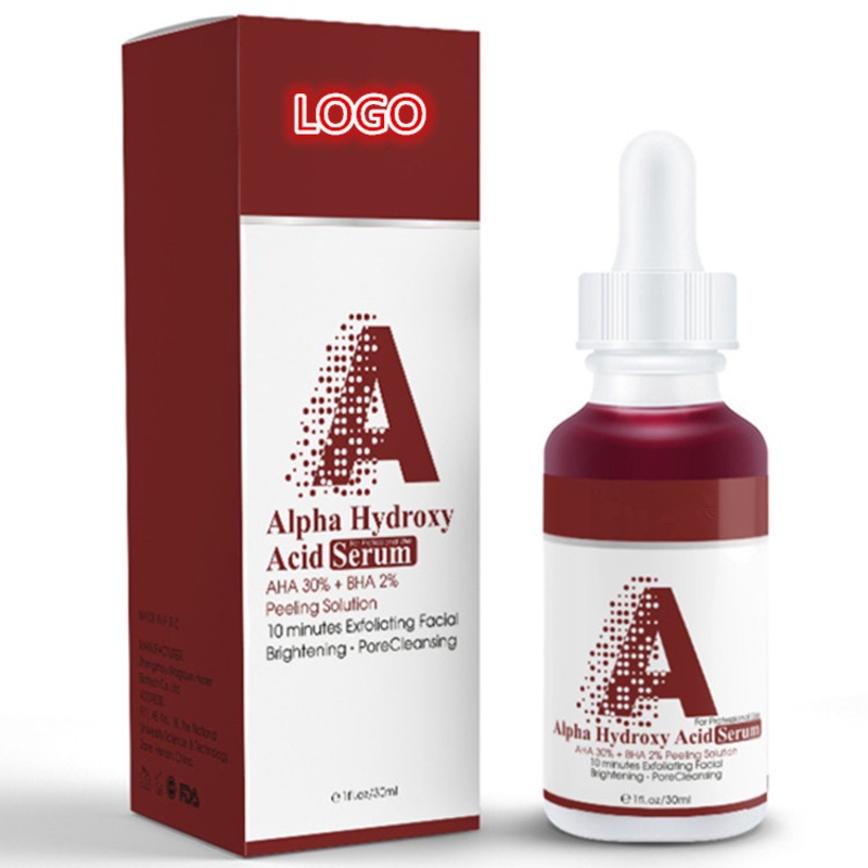 Aha 30% and BHA 2% Peeling Solution Exfoliating Face Serum