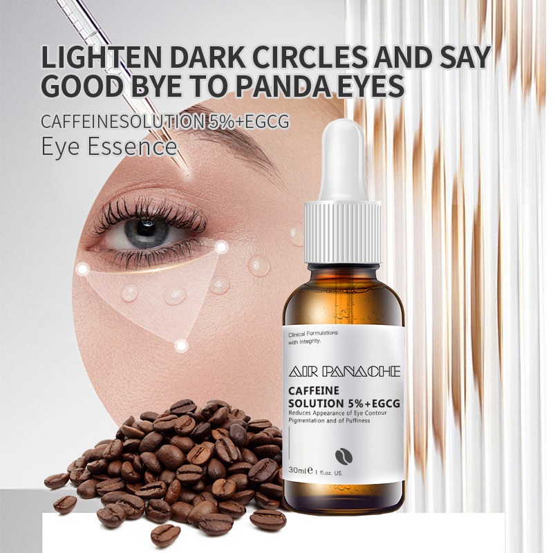Anti-Aging Caffeine Solution 5% + EGCG Eye Lift Serum for Face to Reduce Dark Circle and Puffiness