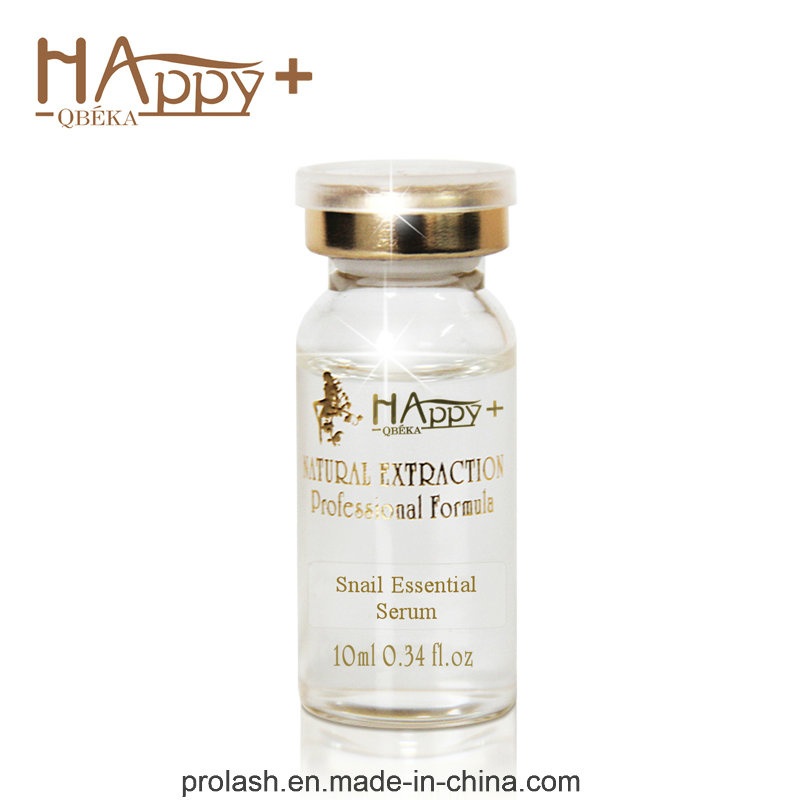 100% Natural Anti Wrinkle Happy+ Qbeka Protein Peptide Snail Serum for Aging Skin