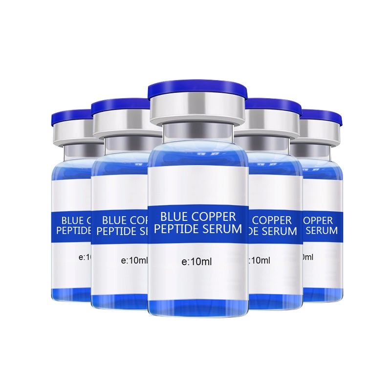 3ml Ghk Cu Vial Blue Copper Peptide Face Serum Anti-Aging Moisturizing Repairing for Skin Care Serum