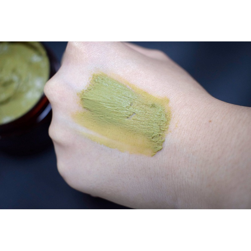 OEM Factory Pure Organic Calming Green Tea Mud Mask Lightening Facial Sea Mud Clay Mask