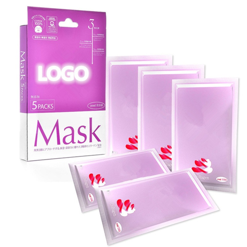 Private Custom Anti-Aging Anti-Wrinkle Brightening Collagen Facial Sheet Mask