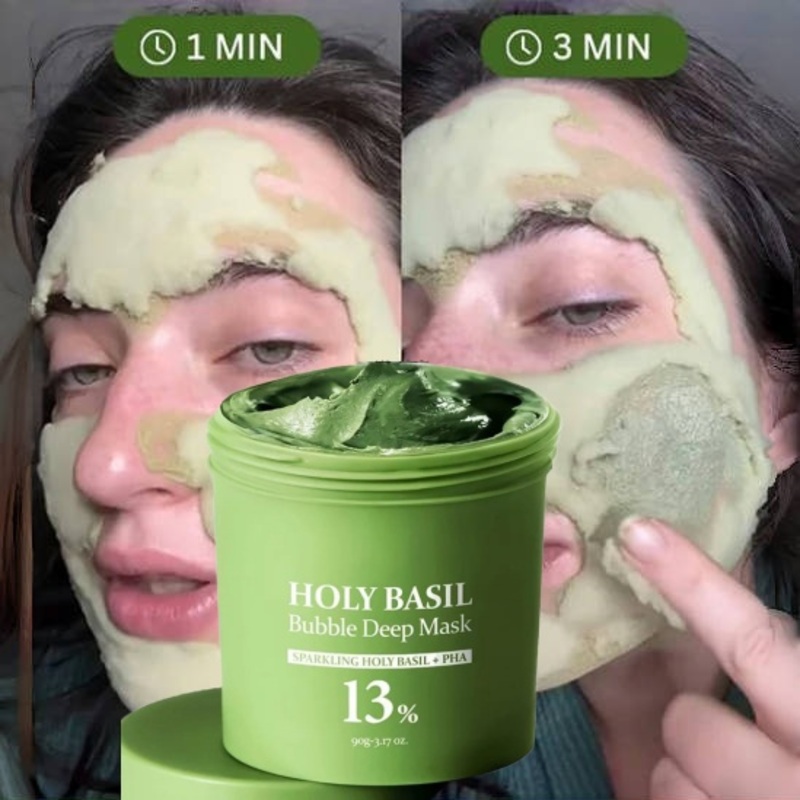 a Bubble Facial Mask for Face Moisturizing Professional Facials Skin Care Cleaning Bubble Facial Mask
